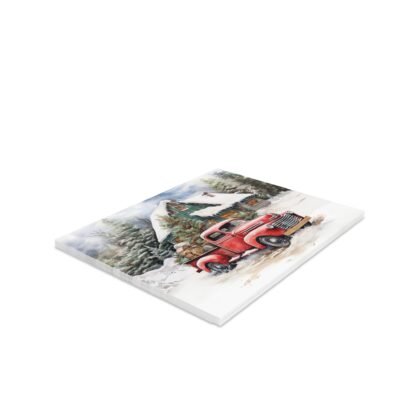 Rustic Truck and House Christmas Greeting cards: No Verse (8, 16, and 24 pcs) - Image 2